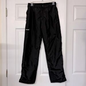 Ski Gear Youth Black Insulated Snow Ski Pants Unisex Sz L
